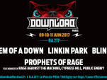 Download Festival Paris 2017 : Prophets of Rage, Linkin Park, Blink 182 rejoignent la programmation