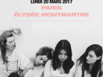 Warpaint en concert à L'Elysée Montmartre de Paris en mars 2017