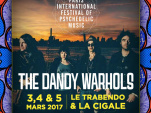 The Dandy Warhols en concert à La Cigale de Paris en mars 2017