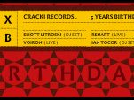 Cracki Records 5 Years Birthday au Rex Club