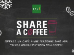 "Share a coffee" : EXKi offre un café pour les plus démunis