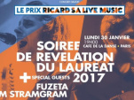 Prix Ricard SA Live Music : soirée de révélation du lauréat 2017 au Café de La Danse 