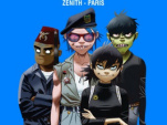 Gorillaz en concert au Zénith de Paris en novembre 2017