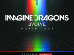 Imagine Dragons en concert à l'Arena Bercy de Paris en février 2018