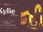 Kylie Minogue en concert au Café de La Danse à Paris en mars 2018