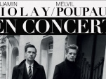 Benjamin Biolay et Melvil Poupaud en concert à l'Olympia de Paris en février 2019