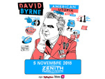 David Byrne en concert au Zénith de Paris en novembre 2018