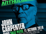 John Carpenter en concert à La Salle Pleyel de Paris en octobre 2018