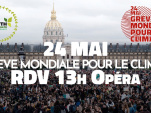 Grève Mondiale pour le Climat à Paris le 24 mai 2019