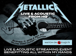 Metallica annonce un concert acoustique et solidaire en streaming mondial