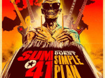 Sum 41 et Simple Plan en concert à l'Accor Arena de Paris en septembre 2022