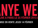 Kanye West au Zénith de Paris le 25 février 2013
