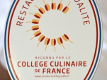 Le label "Restaurant de qualité" lancé par le Collège Culinaire de France 