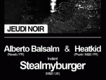 Soirée, Paris, Disquaires, Jeudi Noir, Alberto Balsam, Heatkid, Stealmyburger