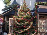 Noël au marché d'antiquités des Puces de Saint-Ouen