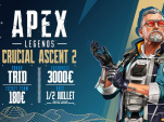 Apex Legends Crucial Ascent 2 : l'événement reporté par Electronic Arts et L'ESpot Paris