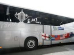 OM : Le bus parisien caillassé !