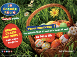 Chasse aux oeufs de Pâques 2019 dans les magasins La Grande Récré