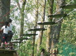 Le parcours accrobranche de la base de loisirs d'Etampes