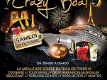 CRAZY BOAT spéciale HALLOWEEN (CROISIERE, FILLE=GRATUIT, TOUR EIFFEL, DEUX AMBIANCES, TERRASSE)
