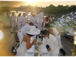 Dîner en blanc, Paris,  Champs Elysées, Banquet improvisé, Pique-nique géant