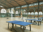 Terrains de sport en accès libre à la Halle du Carreau du Temple à Paris 