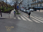Paris : nouvelle piste cyclable pérennisée avenue de la République dans le 11e