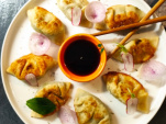 La recette des gyozas aux légumes du chef Simon Flaouter