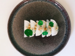 La recette des ravioles au navet, roquefort et noix de la cheffe Camille Dessolin