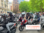 Manifestation de motards à Paris contre le stationnement payant des deux-roues