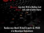 Concert, Paris, Mécanique Ondulatoire, Passage Thiéré, Rock on Air, Lazy Jack, WLSG, Mathieu Scott, Julia Judet