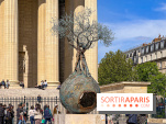 Exposition en plein air des œuvres monumentales d'Andrea Roggi, quartier Faubourg Saint-Honoré
