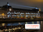 Quelle est cette projection lumineuse sur le musée d'Orsay ?