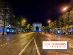 Visuel Paris Arc de Triomphe Champs Elysées nuit