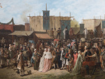 Marie-Antoinette, Benjamin Eugène Fichel (1826-1895) - La Foire de Saint-Cloud
