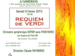 Requiem de Verdi - Espoir sans Frontières
