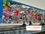 Une fresque éphémère à l'effigie de One Piece dans la gare Montparnasse pour les 25 ans du manga
