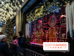 Photos : les vitrines et décorations de Noël du Bon Marché 2021