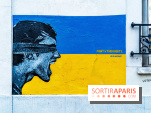 Le monde du street art se mobilise pour l'Ukraine à Paris, les photos