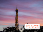 Visuels Paris - Tour Eiffel - Coucher de soleil