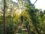 Ecopark Adventures, le parcours d'accrobranche du Moulin de Sannois