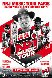 Nrj Music Tour Paris 14 Au Trianon Avec Pharrell Williams Sortiraparis Com