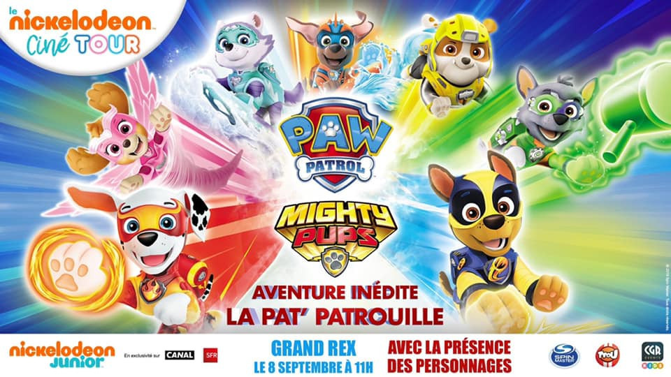 Mighty Pups La Super Patrouille Au Grand Rex En Presence De La Pat Patrouille Sortiraparis Com