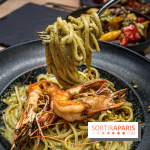 La Vela, le restaurant italien - méditerranéen de Boulogne - - pâtes - linguine - la vela - gambas