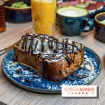 Parenthèse Brunch, le nouveau brunch pas cher et gourmand Paris 10e -  pain perdu poire chocolat