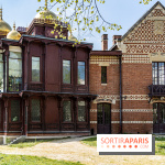 Parc de Bécon à Courbevoie - Pavillon des Indes - Cerisiers en fleurs -  A7C9988