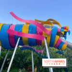 Le Jardin du Dragon, l'aire de jeux colorée au parc de la Villette