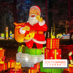 L'Odyssée Lumineuse 2024, le parcours de lumières au Parc Floral - les photos - Père Noël - cadeaux