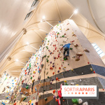 Climbing District Sèvres-Lecourbe, la salle d'escalade dans l'ancienne église Sainte-Rita dans le 15e