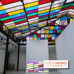 Daniel Buren et Miles Greenberg, nos photos de l'expo au Reiffers Art Inititiatives à Paris